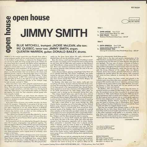 Jimmy Smith - Open House