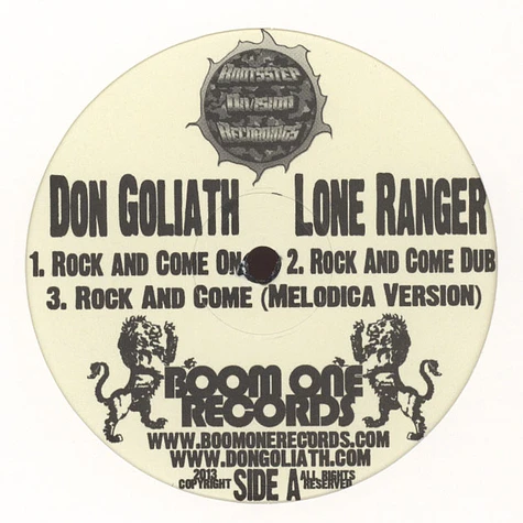 Don Goliath - Rock And Come On Feat. Lone Ranger