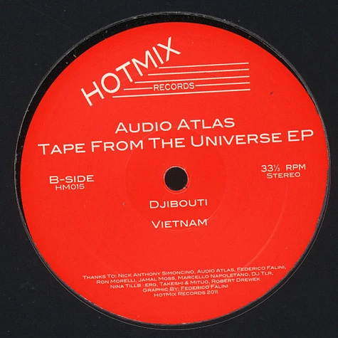 Audio Atlas - Tape From The Universe EP