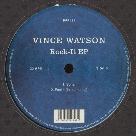 Vince Watson - Rock-it EP