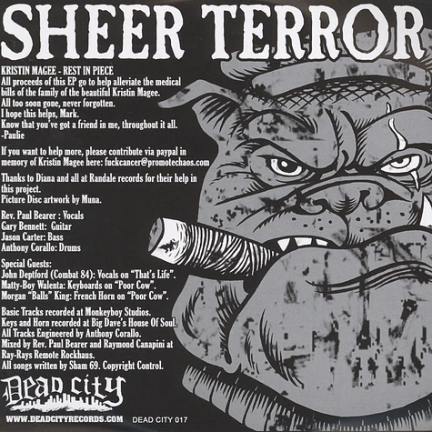 Sheer Terror - Kaos For Kristen