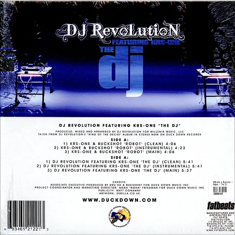 KRS-One & Buckshot / DJ Revolution - Robot / The DJ