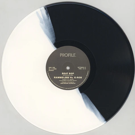 Rammellzee Vs. K-Rob - Beat Bop RSD 2015 Black & White Vinyl Edition