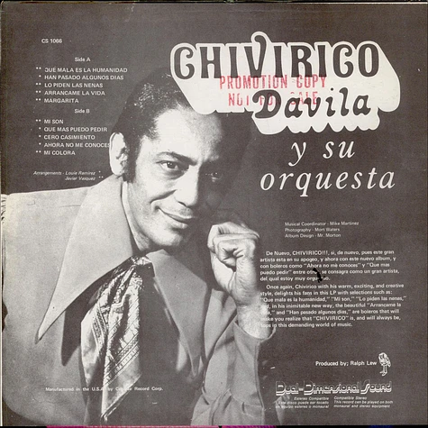 Chivirico Davila - De Nuevo