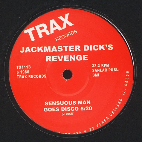 Jackmaster Dick's Revenge - Sensuous Woman Goes Disco