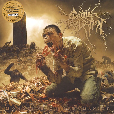 Cattle Decapitation - Monolith Of Inhumanity Golden Landfill Colored Vinyl Edition