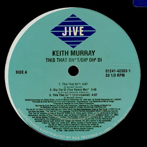 Keith Murray - This That Sh*t / Dip Dip Di