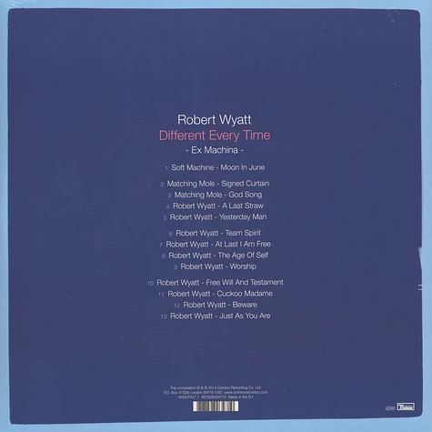 Robert Wyatt - Different Every Time Volume 1