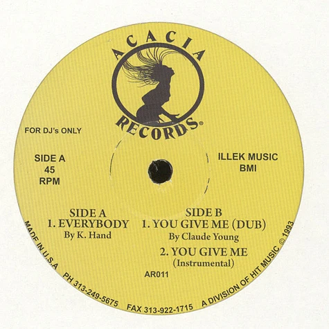 K-Hand / Claude Young - Everybody