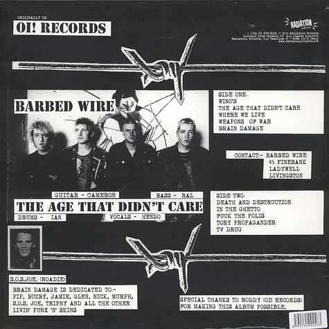 Barbed Wire - The Age That Didn't Care