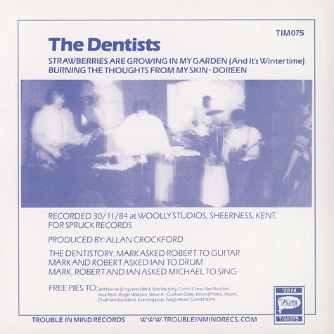The Dentists - Strawberries Are Growing In My Garden