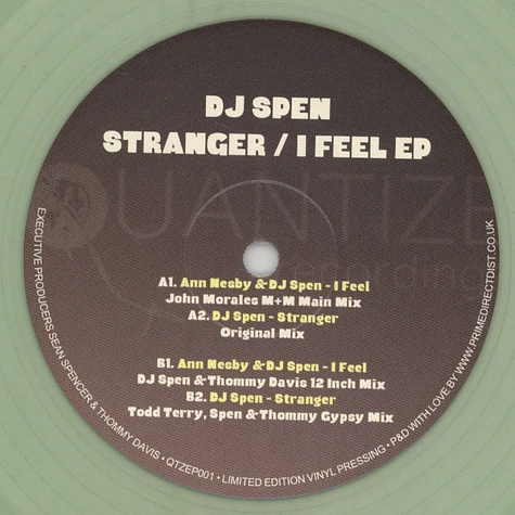 DJ Spen - Stranger / I Feel EP