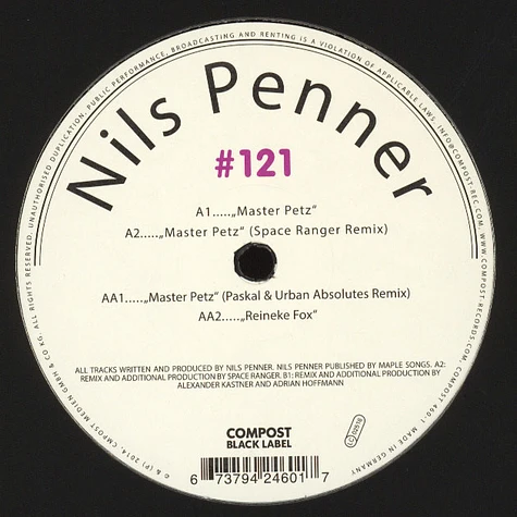 Nils Penner - Black Label #121