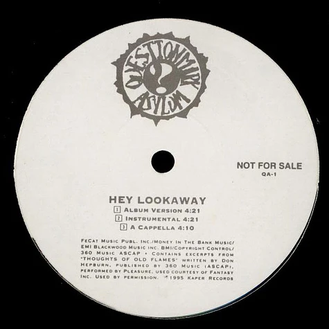 Questionmark Asylum - Hey Lookaway