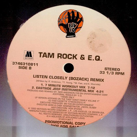 Tamrock & E.Q. - Listen Closely (Bozack) (Remix)