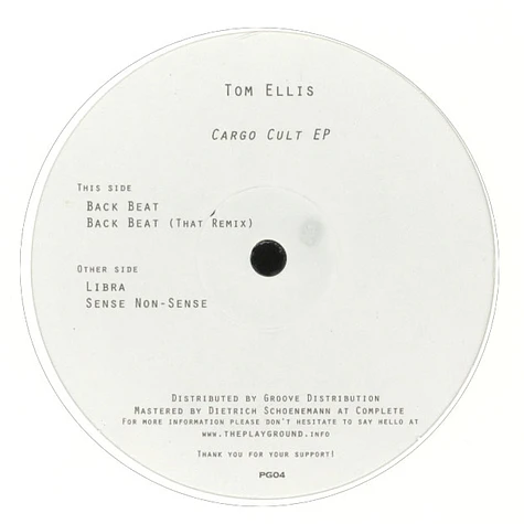 Tom Ellis - Cargo Cult EP