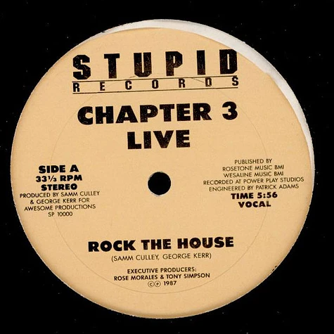 Chapter 3 - Rock The House