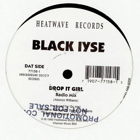 Black Iyse - Get It Right / Drop It Girl