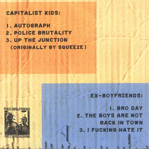 Capitalist Kids / The Ex-Boyfriends - Split