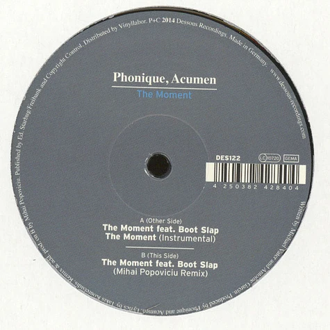 Phonique, Acumen - The Moment Feat. Boot Slap