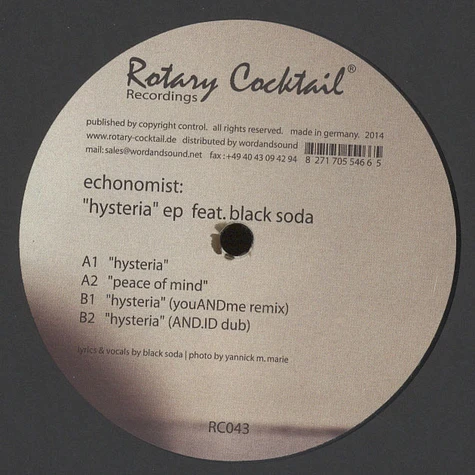 Echonomist - Hysteria EP