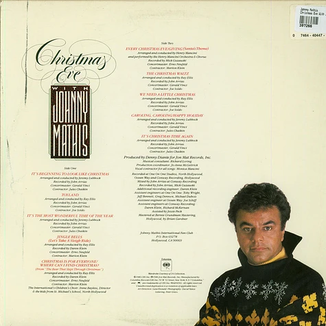 Johnny Mathis - Christmas Eve With Johnny Mathis