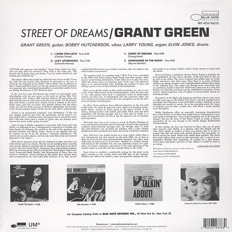 Grant Green - Street Of Dreams