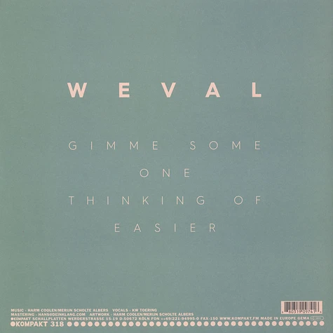Weval - Easier EP