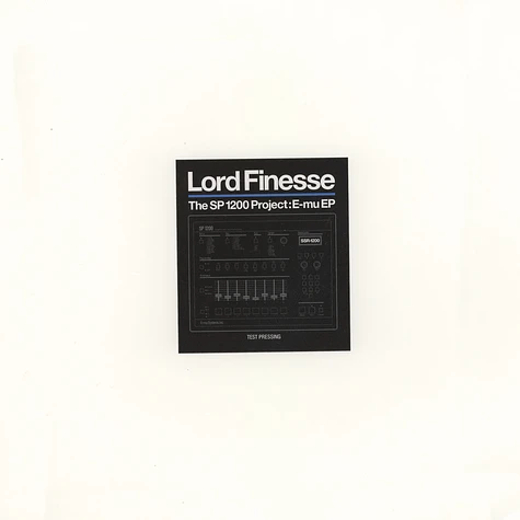 Lord Finesse - The SP1200 Project: E-mu EP Stickered & Ink Stamped Test Pressing