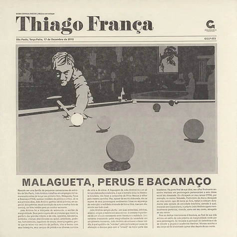 Thiago Franca - Malagueta, Perus e Bacanaco