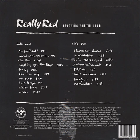Really Red - Volume 1: Teaching You The Fear