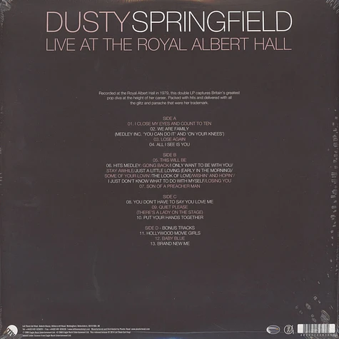 Dusty Springfield - Live At The Royal Albert Hall