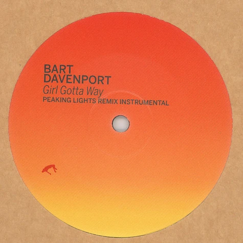 Bart Davenport - Girl Gotta Way Peaking Lights Remix
