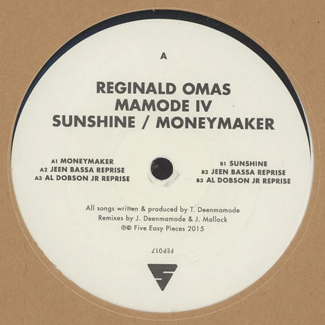 Reginald Omas Mamode IV - Sunshine / Moneymaker