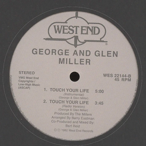 George & Glen Miller - Touch Your Life