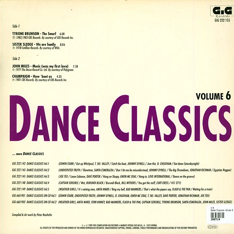 V.A. - Dance Classics Volume 6