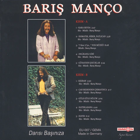 Baris Manco - Darisi Basiniza