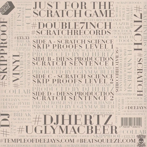 DJ Hertz / Ugly Mac Beer - Just For The Scratch Game