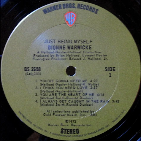 Dionne Warwick - Just Being Myself