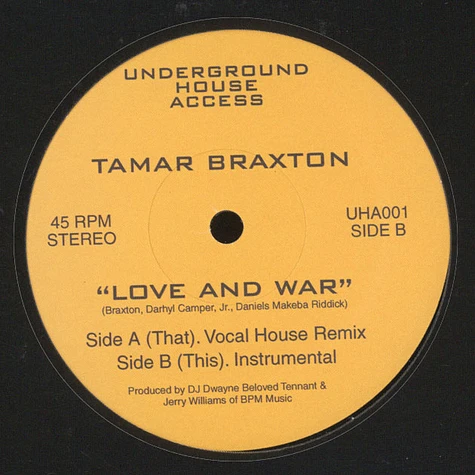 Tamar Braxton - Love And War
