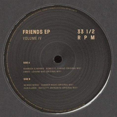 V.A. - Friends EP Volume IV