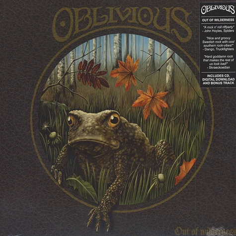 Oblivious - Out Of The Wilderness Black Vinyl Edition