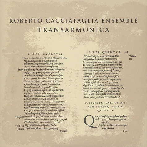 Roberto Cacciapaglia Ensemble - Transarmonica