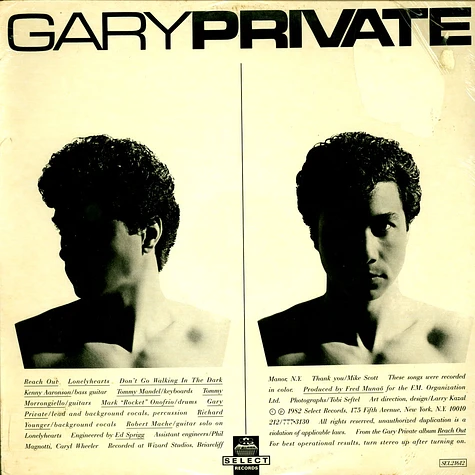 Gary Private - Reach Out (I'll Be There)