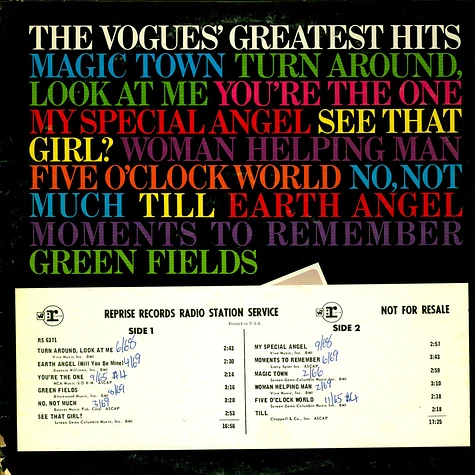The Vogues - The Vogues' Greatest Hits