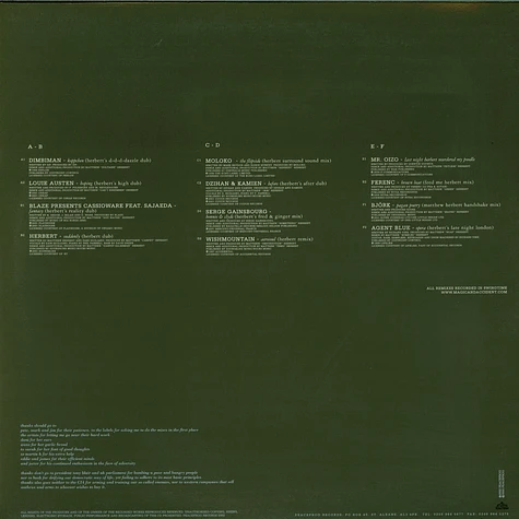 Matthew Herbert - Secondhand Sounds: Herbert Remixes