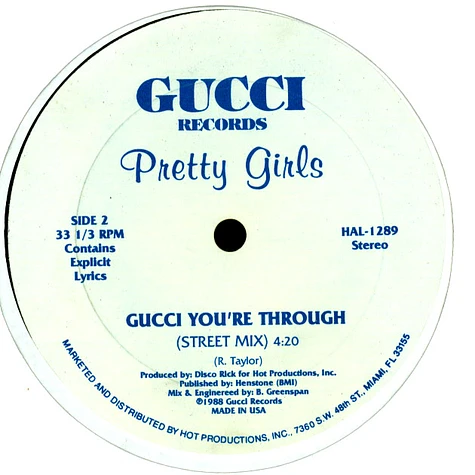 Pretty Girls - Gucci You're Through