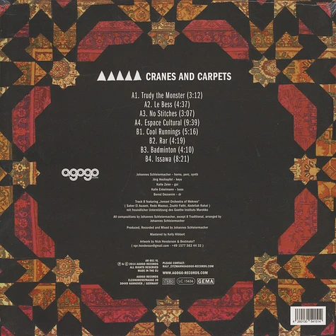 Onom Agemo And The Disco Jumpers - Cranes And Carpets