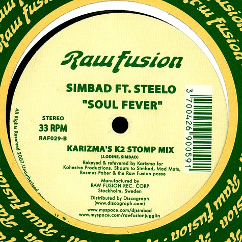 Simbad Featuring Abdul Shyllon / Steelo - Supersonic Revelation / Soul Fever