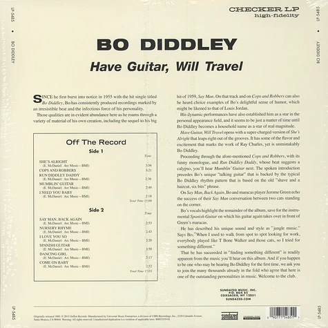 Bo Diddley - Have Guitar Will Travel Mono Edition